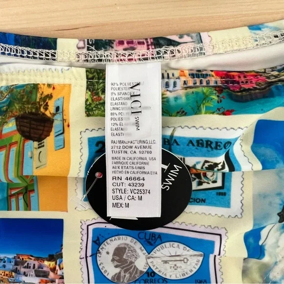 NWT VICI  Postcards Vacation Swim Set - Picture 5 of 8